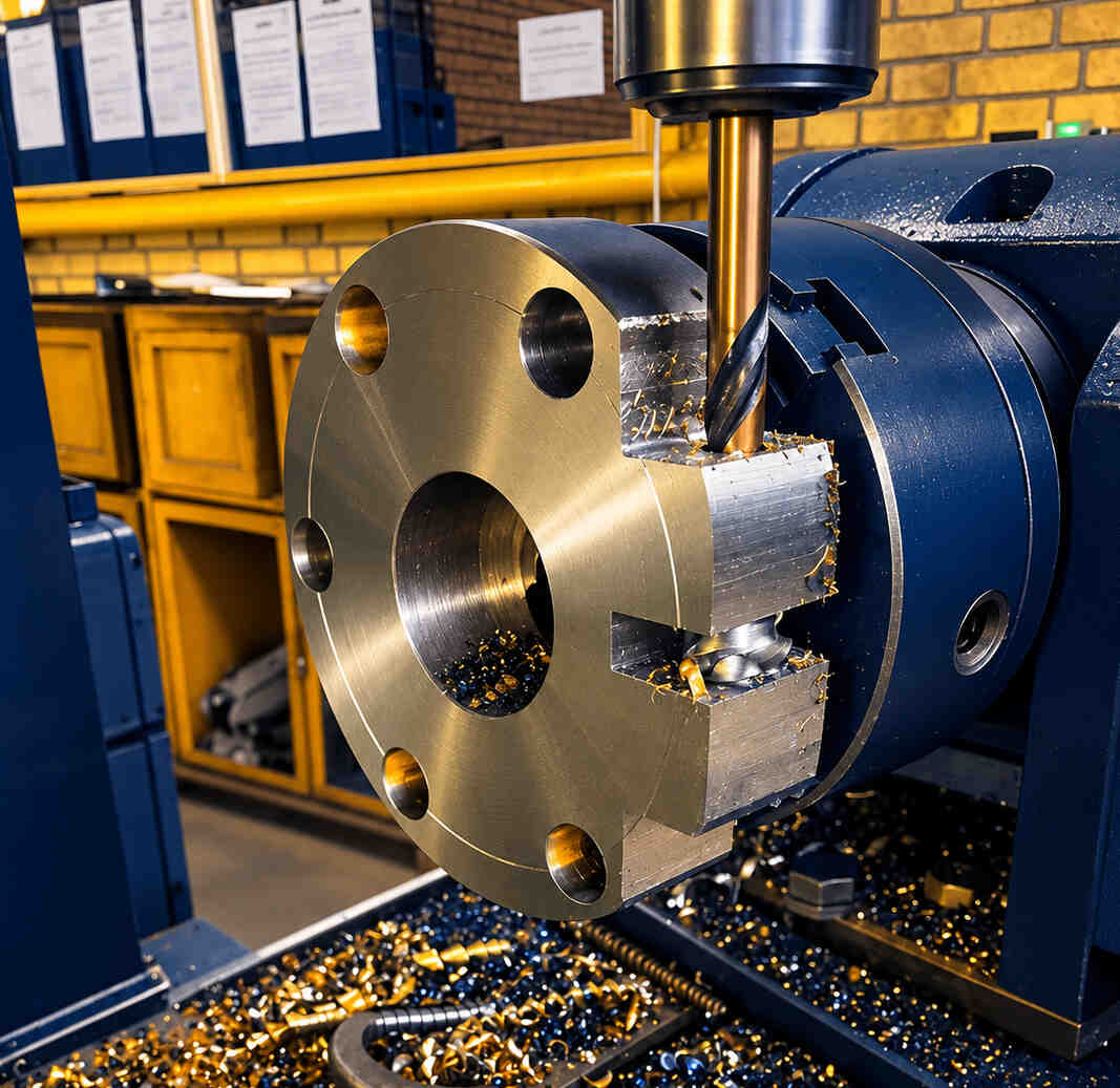 Kani Plast Shiller factory production floor with CNC lathes, deep-hole drilling and honing machinery in Isfahan, Iran